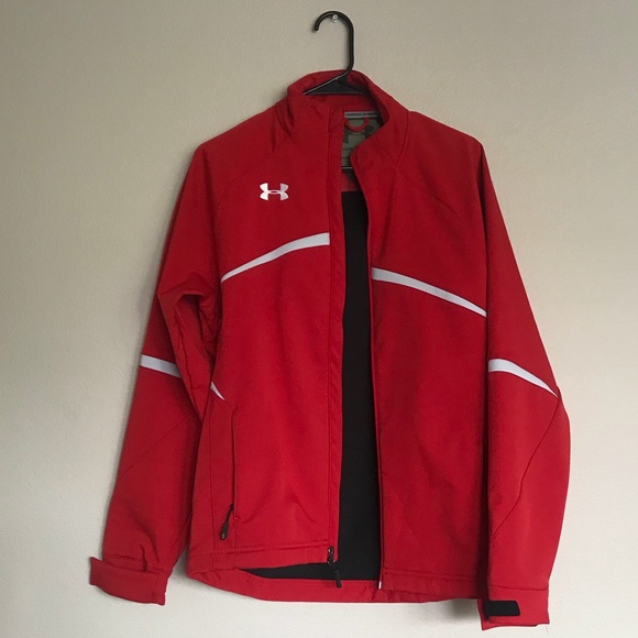 red under armour jacket
